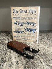 Antique 1909 Steel Flyer Sled