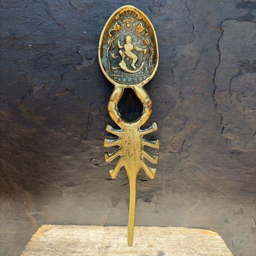 Antique brass hindu - antique, scorpion