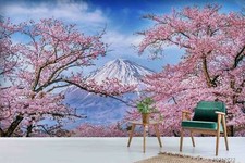 3D Mount Fuji Cherry Blossom
