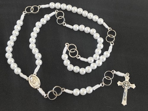 Handmade wedding rosary - handmade,