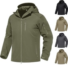 Tactical Soft Shell Jacket Military Waterproof | Windproof Outdoor Mens Coat