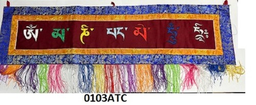 Tibetan buddhist wall hanging - tibetan,