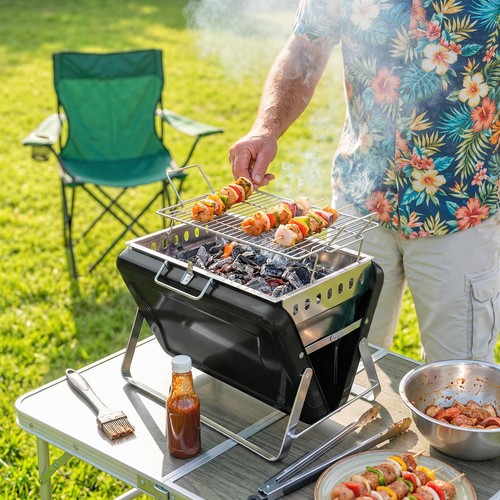 Charcoal bbq grill portable - grill,