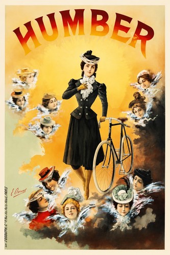 Humber vintage bicycle poster - vintage,