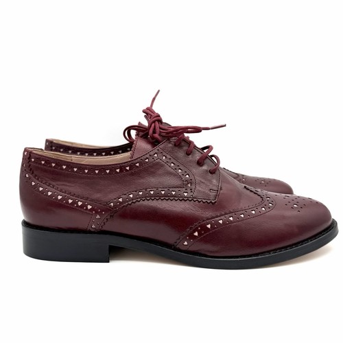 Miss fire burgundy - burgundy, leather