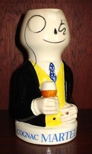 Vintage COGNAC MARTELL BRANDY Water Jug / Ornament - Sandland Staffordshire