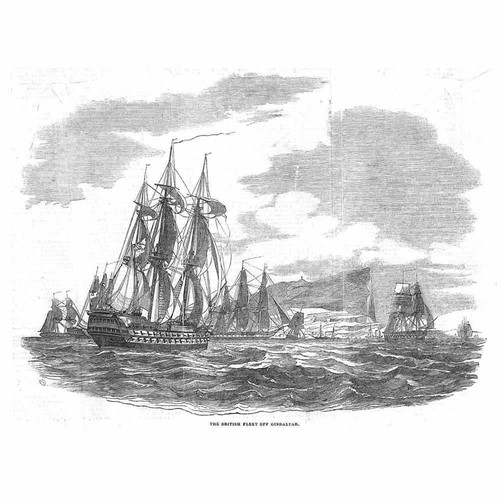 The british naval fleet - british,