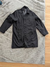 Butler And Webb Black Trench Coat | Size M Medium Long Jacket