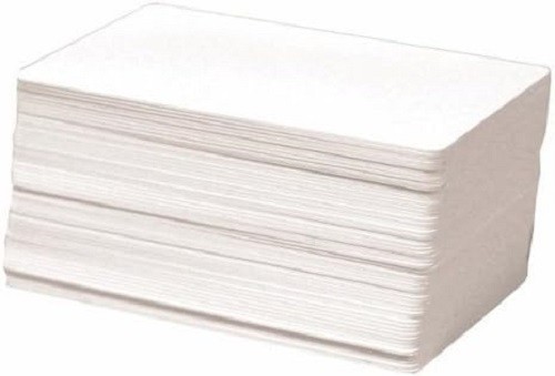 100 cr80 30mil white blank - cr80, pvc