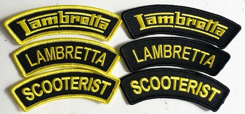 Lambretta shoulder flash patch - lambretta,