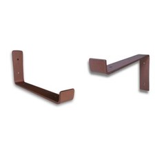 Rust scaffold board shelf