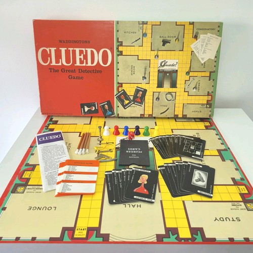 1970s vintage cluedo board - cluedo,