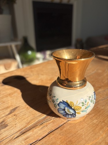 Vintage prinknash pottery blue - vintage,