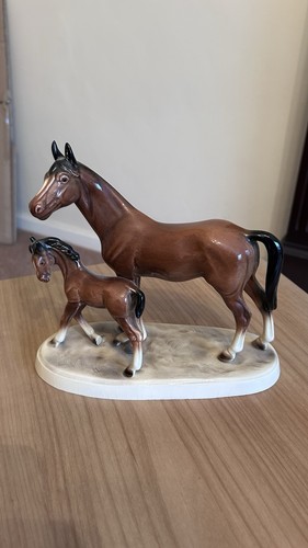 Hertwig porcelain mare - porcelain, &