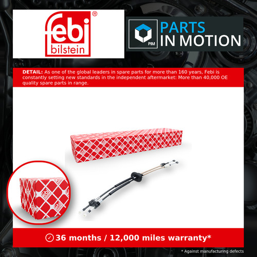Gear change cable - gear, fits
