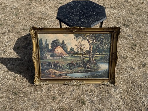 Vintage leigh print board - vintage,
