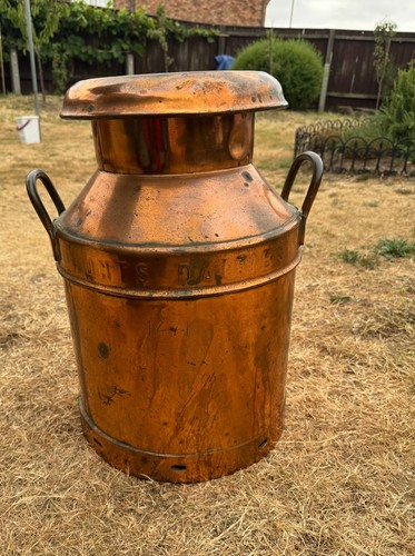 Copper milk churn gallon - copper, 10