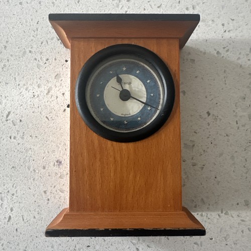 Wooden mantel clock - wooden,