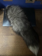 Taxidermy Silver Fox Tail -