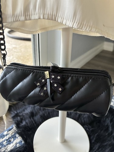 Black quilted crossbody - quilted, bag