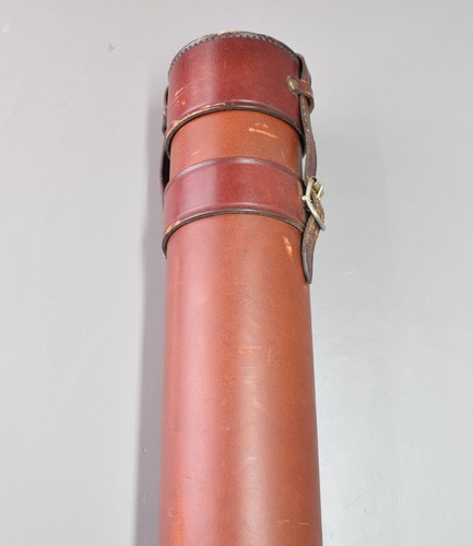 All leather fly rod - tube,