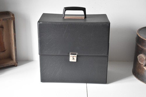 Vintage vinyl record case - vinyl,