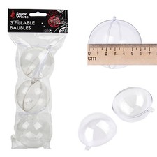 Fillable Clear Plastic