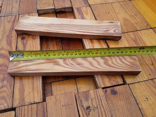 Reclaimed pine block - , parquet