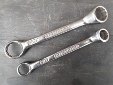 Gordon short whitworth ring spanners. 1/4w x 5/16w / 3/8w x 7/16w