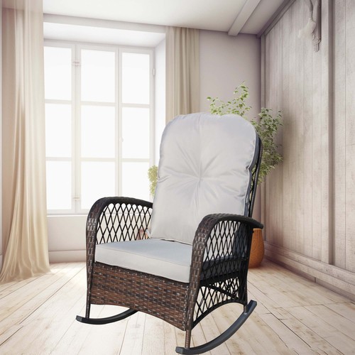 Funidee wicker outdoor rocking - outdoor,