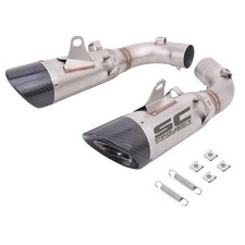 Dual-outlet Muffler Exhaust