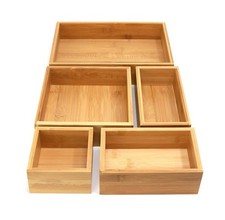 Bamboo Drawer Organiser 5
