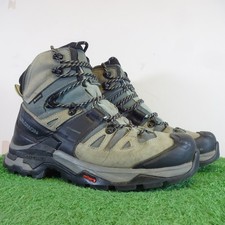 Salomon Boots Size 7.5 Womens Grey Mesh ActiveSupport Quest 4D GTX Hiking Shoes