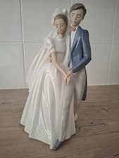 Vintage 1996 Nao By Lladro 1247 'Unforgettable Dance' Bride And Groom Figure