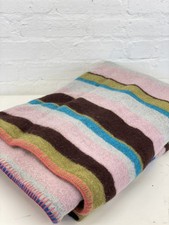 Vintage Wool blanket throw