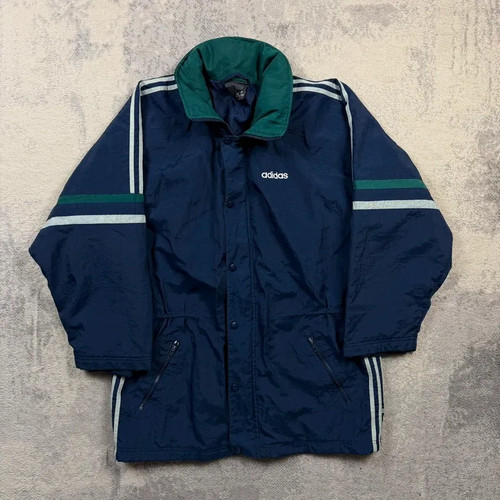 90s adidas padded windbreaker - 90s,