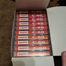 Sanyo C-60 Cassette Tapes New