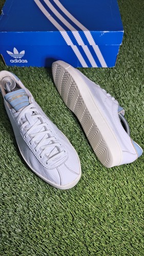 Adidas lacombe uk10 white - adidas, white/blue