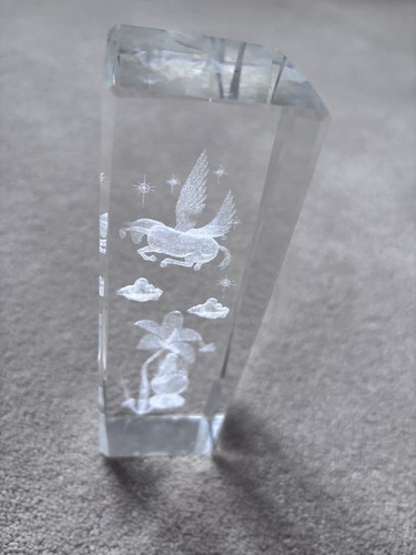 Glass paperweight large - large, laser