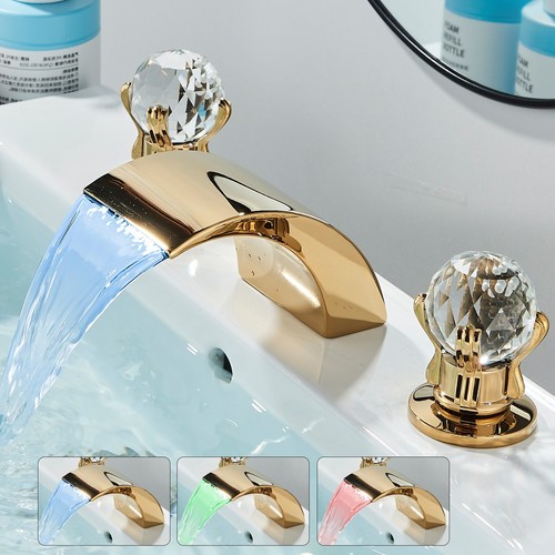 Gold bathroom sink - bathroom, faucet