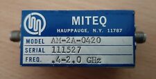 MITEQ AM-2A-0420 0.4 to 2.0 GHz RF Amplifier