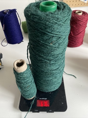 Forrest green 100 - 100, wool