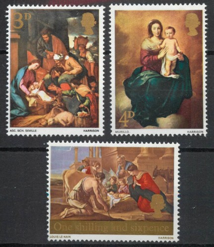 1967 christmas paintings - gb,