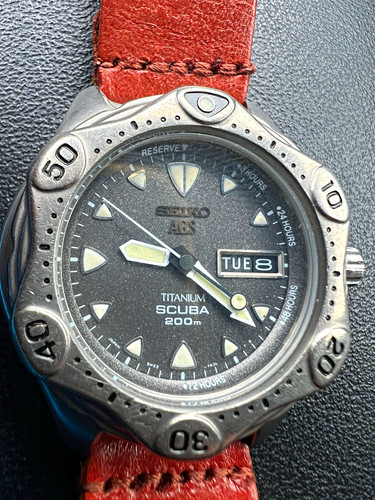 Seiko kinetic scuba - scuba, titanium