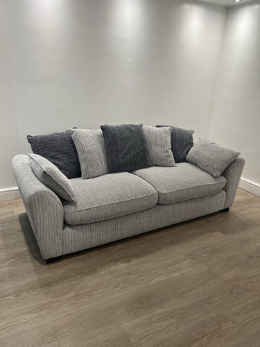 Dfs horbury grey seater sofa - grey, 4