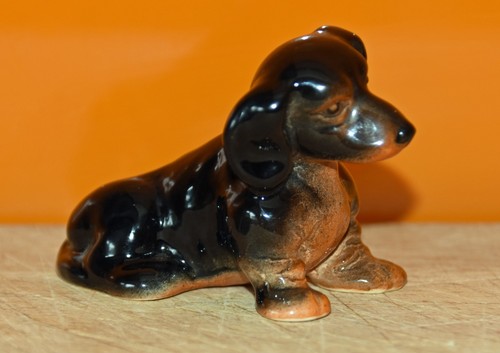 Sylvac small glossy dachshund - sylvac,