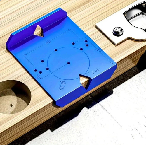 40mm hinge jig - hinge, drill