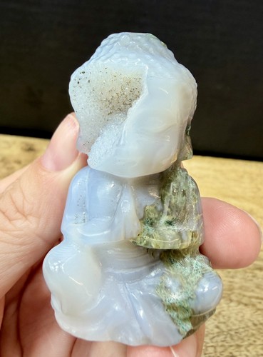 Crystal moss agate - crystal,