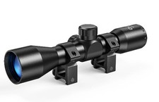 CV-LIFE Rifle Scope 4x32 SFP Crosshair +Lens Covers + 20mm Mounts