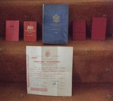 COLLECTION OF VINTAGE MASONIC BOOKS etc...1940 onwards.